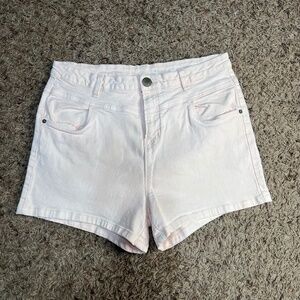 Cotton On Classic High Rise Blush Pink Denim Shorts
